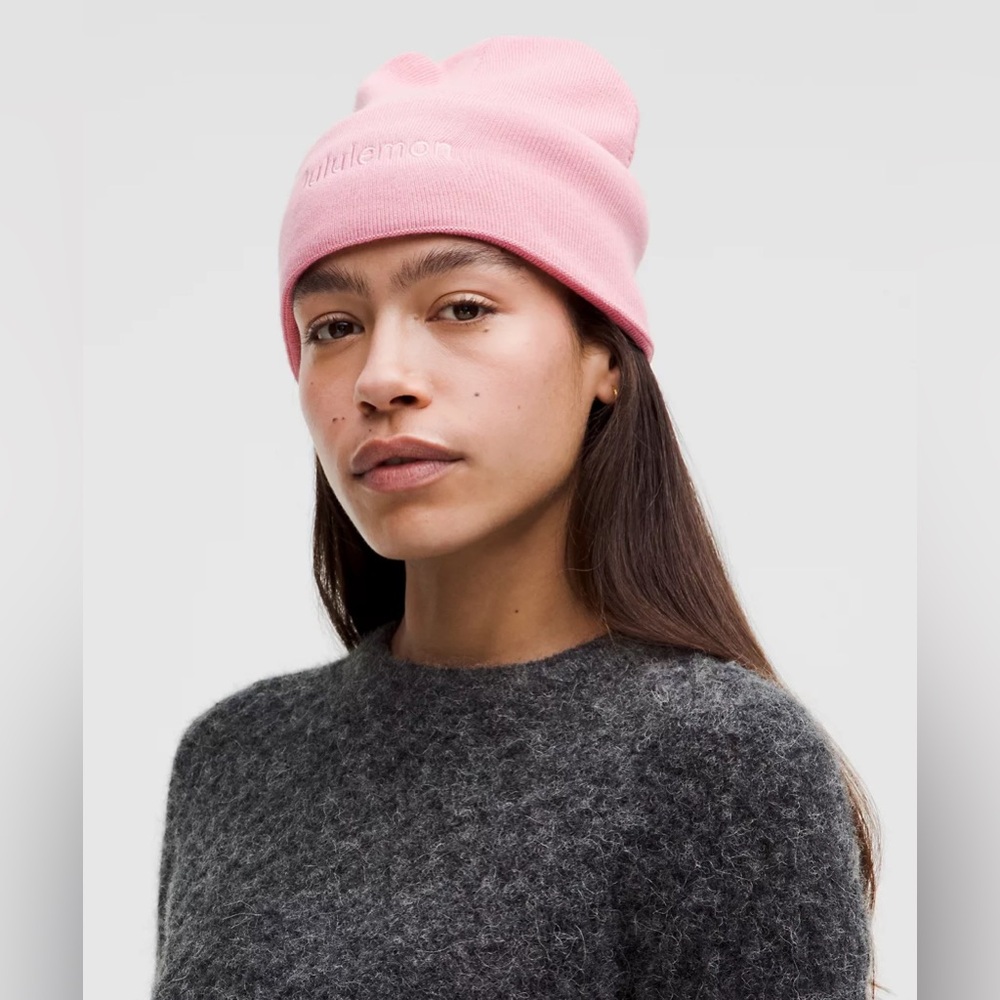 NWT Lululemon Warm Revelation Beanie
Wordmark - Pink Tide - Picture 3 of 10